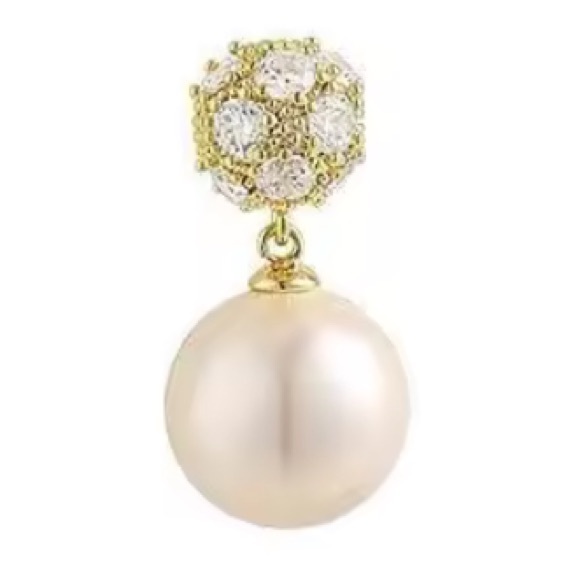 KATE SPADE NEW YORK SMALL PEARL DROP EARRINGS - Picture 4 of 4